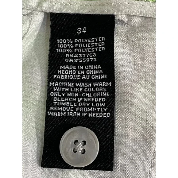 PGA Tour Men's Golf Shorts Size 34 Pro Series Green Gray Plaid - Picture 6 of 8